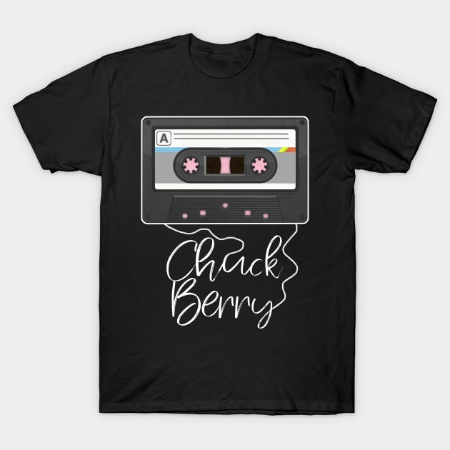 Love Music Chuck Proud Name Awesome Cassette T-Shirt by BoazBerendse insect